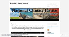 Desktop Screenshot of nationalclimatejustice.org